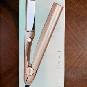 TYME Iron Hair Styler in Metallic Rose Gold